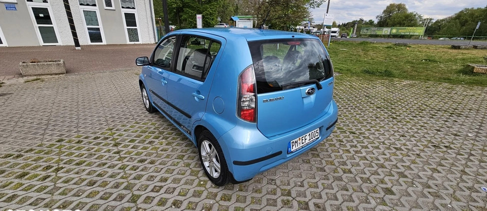 Subaru Justy cena 11500 przebieg: 176000, rok produkcji 2008 z Mogielnica małe 137